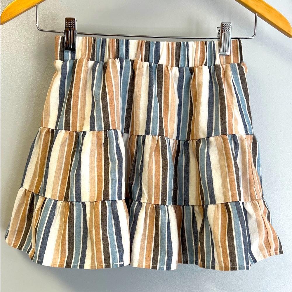 Girly striped miniskirt by Altar’d State size XSM